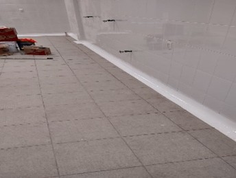 Zoclo sanitario terminado — BEIM